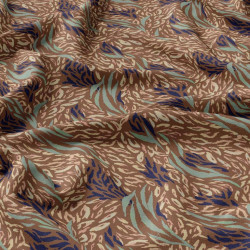 Printed Viscose KALLIS Brown / Blue